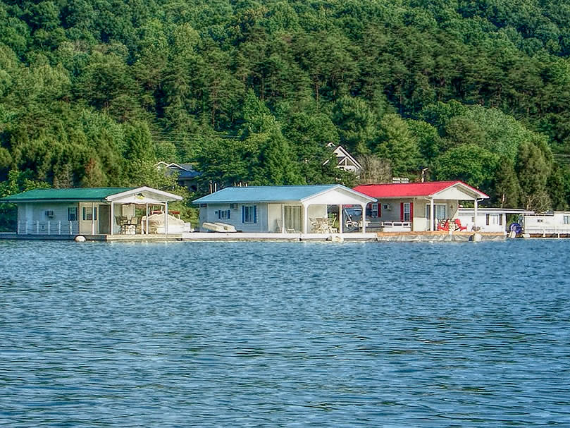 waterside marina norris lake floating houses